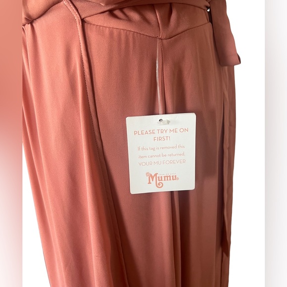 Show me your mumu Sophia Wrap Rustic Mauve Dress - Picture 4 of 9